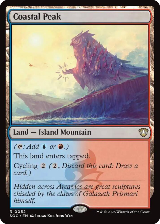 0052 Coastal Peak R Commander: Secrets of Strixhaven