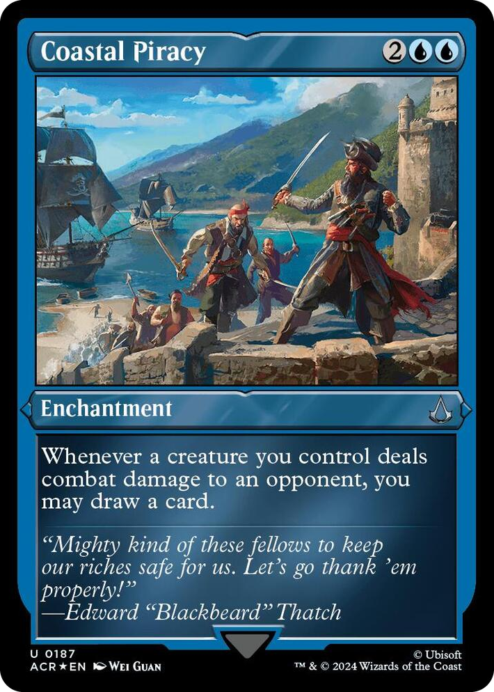 0187 Coastal Piracy (Foil Etched) U Universes Beyond: Assassin's Creed