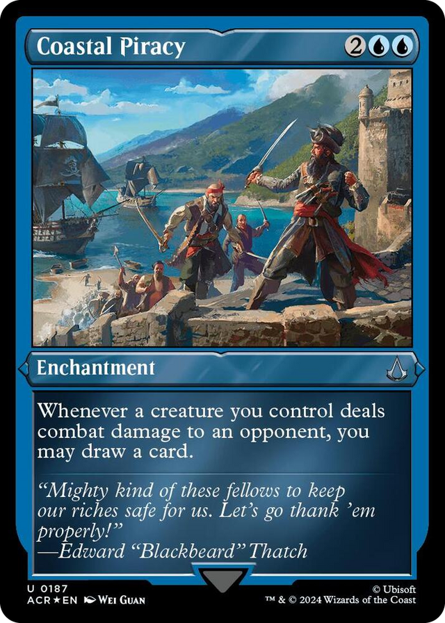 0187 Coastal Piracy (Foil Etched) U Universes Beyond: Assassin's Creed