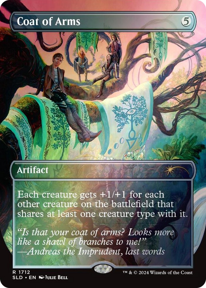 Coat of Arms (1712) (Rainbow Foil) #1712 R - Secret Lair Drop Series Pokemon card
