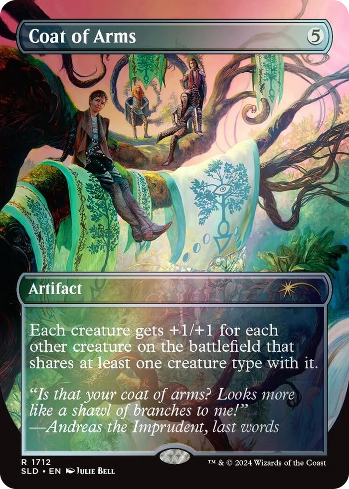 1712 Coat of Arms (1712) (Rainbow Foil) R Secret Lair Drop Series