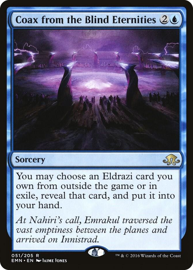 Coax from the Blind Eternities #51 R - Eldritch Moon Pokemon card
