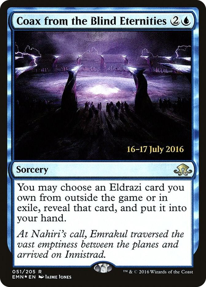 Coax from the Blind Eternities #51 R - Prerelease Cards Pokemon card