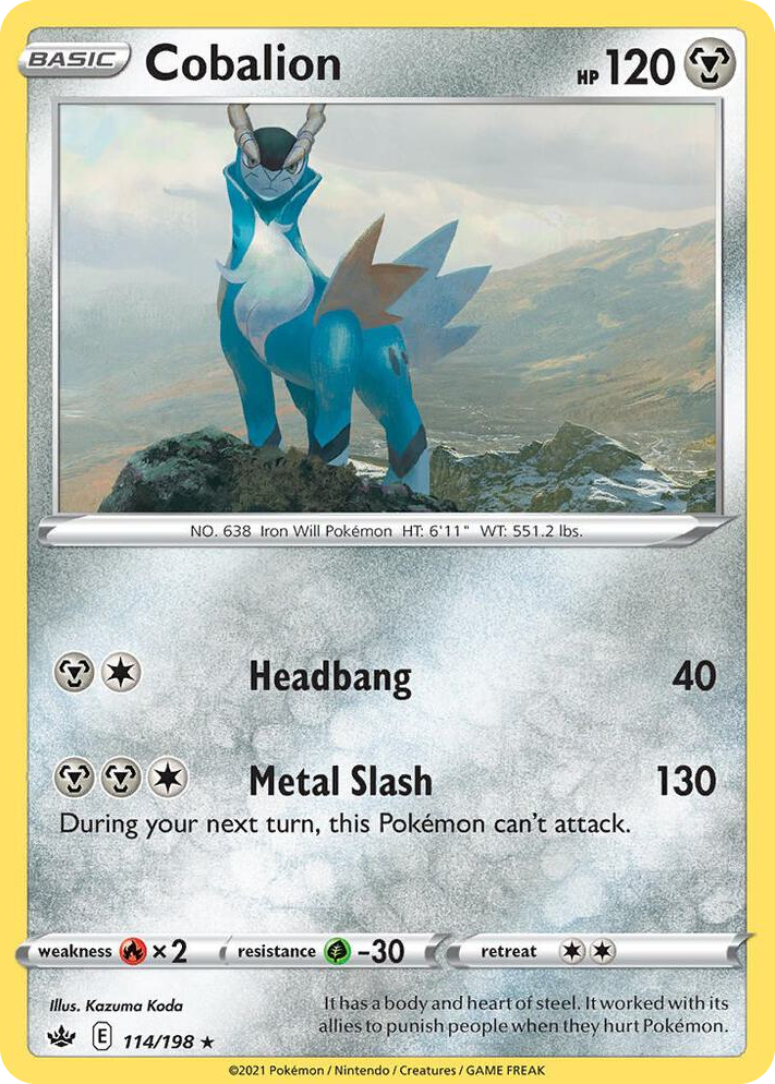 0114 Cobalion Rare Deck Exclusives