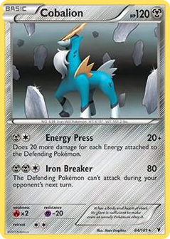 0084 Cobalion - 84/101 (Battle Arena Deck Exclusive) Rare Deck Exclusives