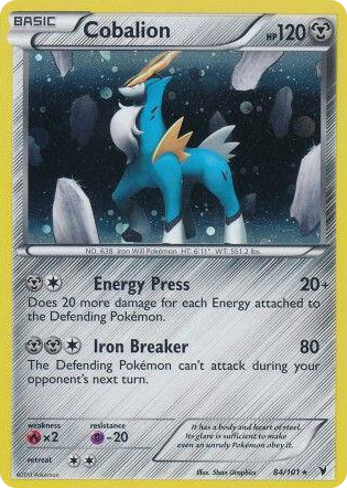 0084 Cobalion - 84/101 (Cosmos Holo) Promo Blister Exclusives