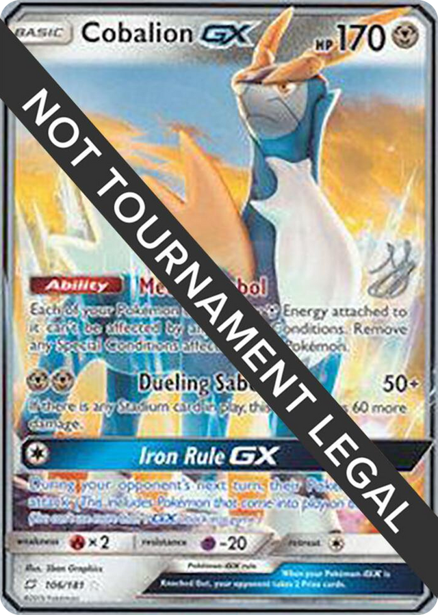 0106 Cobalion GX - 2019 (Henry Brand) Ultra Rare World Championship Decks