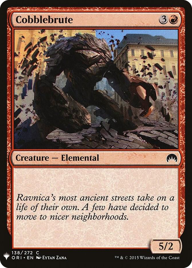 0138 Cobblebrute C The List Reprints