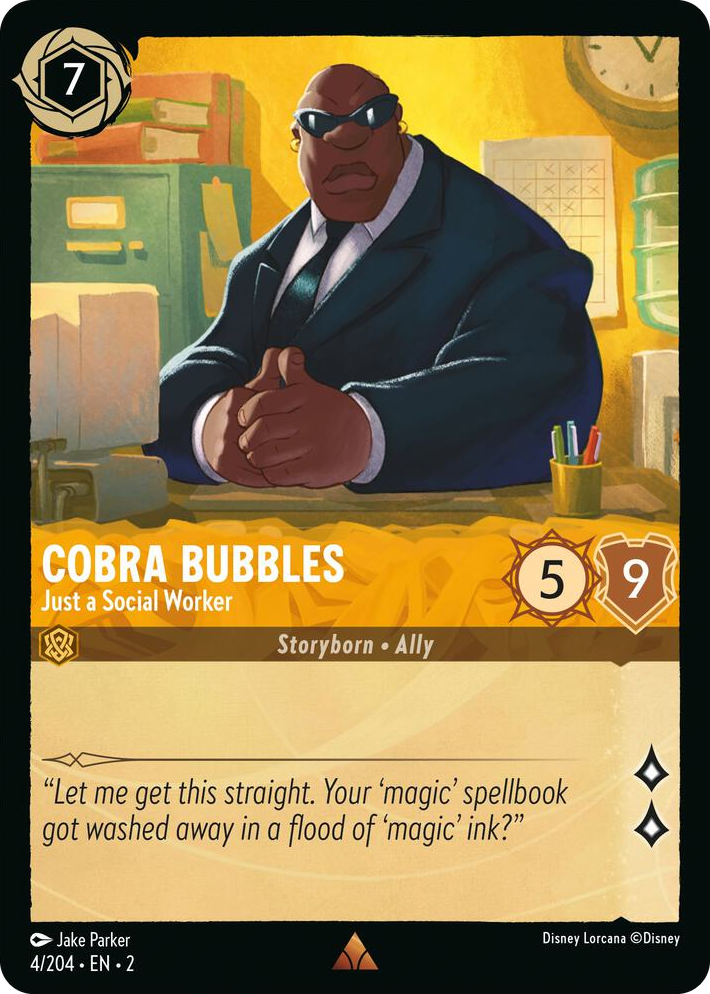 0004 Cobra Bubbles - Just a Social Worker Rare Rise of the Floodborn