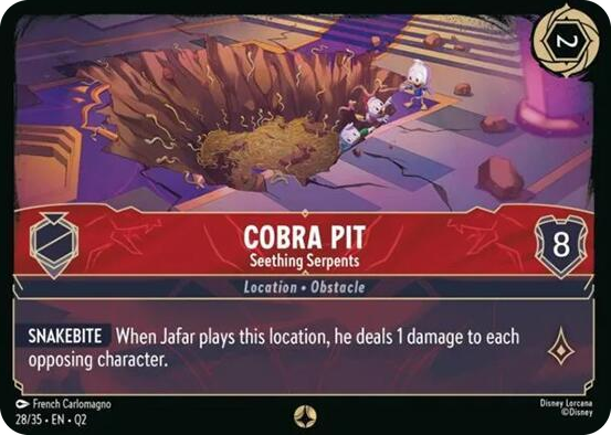 0028 Cobra Pit - Seething Serpents None Illumineer's Quest: Palace Heist