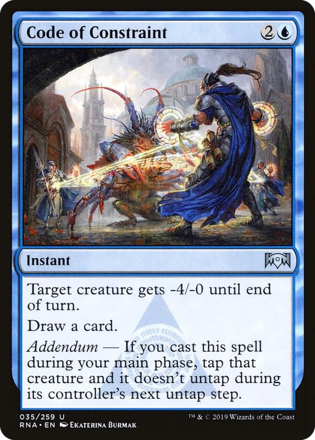 0035 Code of Constraint U Ravnica Allegiance