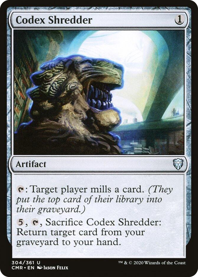 Codex Shredder #304 U - Commander Legends Pokemon card