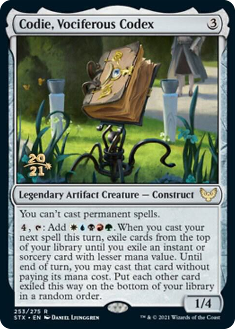 0253 Codie, Vociferous Codex R Prerelease Cards