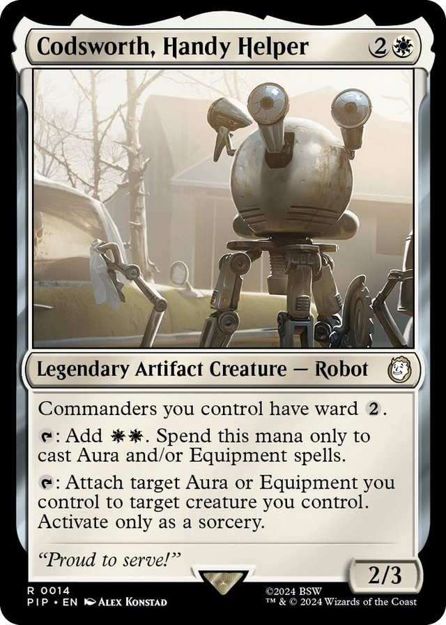 0014 Codsworth, Handy Helper R Universes Beyond: Fallout