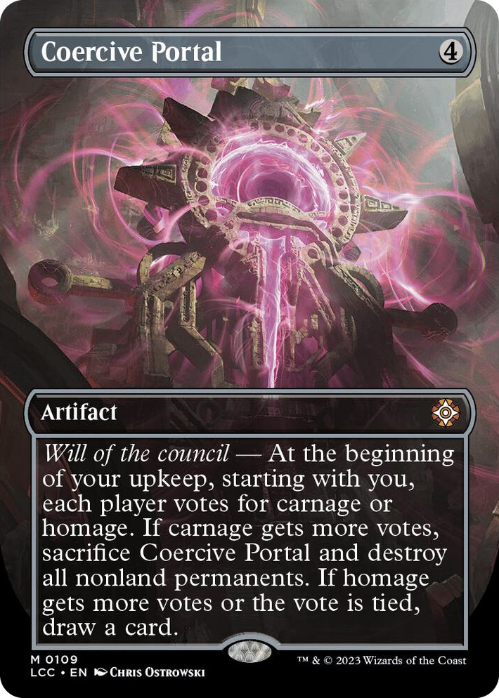 0109 Coercive Portal (Borderless) M Commander: The Lost Caverns of Ixalan