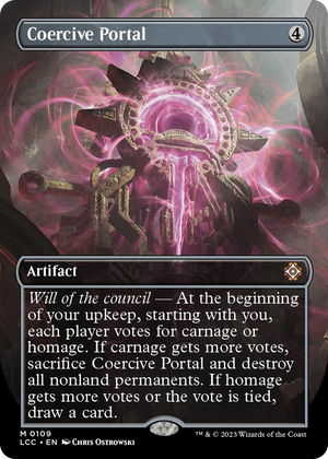 0109 Coercive Portal (Borderless) M Commander: The Lost Caverns of Ixalan