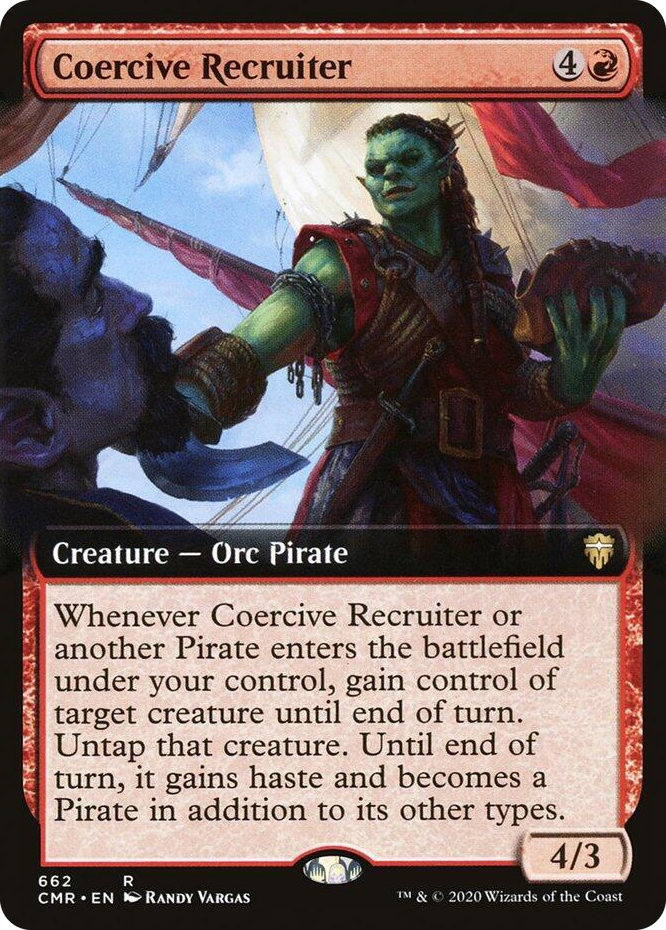 0662 Coercive Recruiter (Extended Art) R Commander Legends