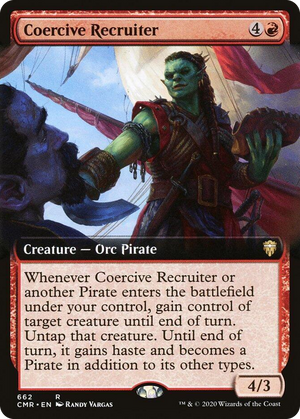 0662 Coercive Recruiter (Extended Art) R Commander Legends