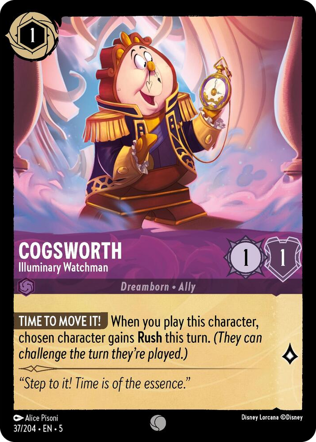 0037 Cogsworth - Illuminary Watchman Common Shimmering Skies