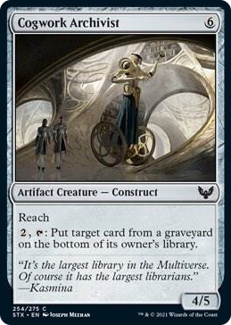 0254 Cogwork Archivist C Strixhaven: School of Mages