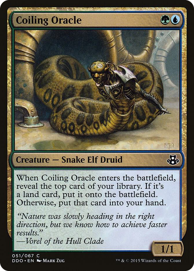 0051 Coiling Oracle C Duel Decks: Elspeth vs. Kiora