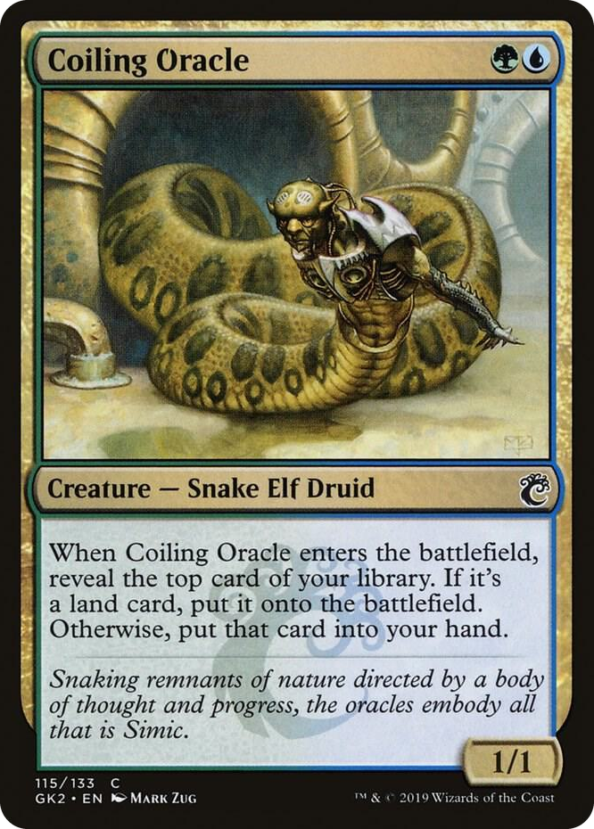 0115 Coiling Oracle C Ravnica Allegiance: Guild Kits