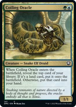 0147 Coiling Oracle C Commander: Dominaria United