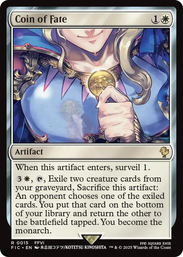 0015 Coin of Fate R Commander: FINAL FANTASY