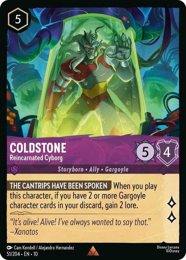 0051 Coldstone - Reincarnated Cyborg Rare Whispers in the Well