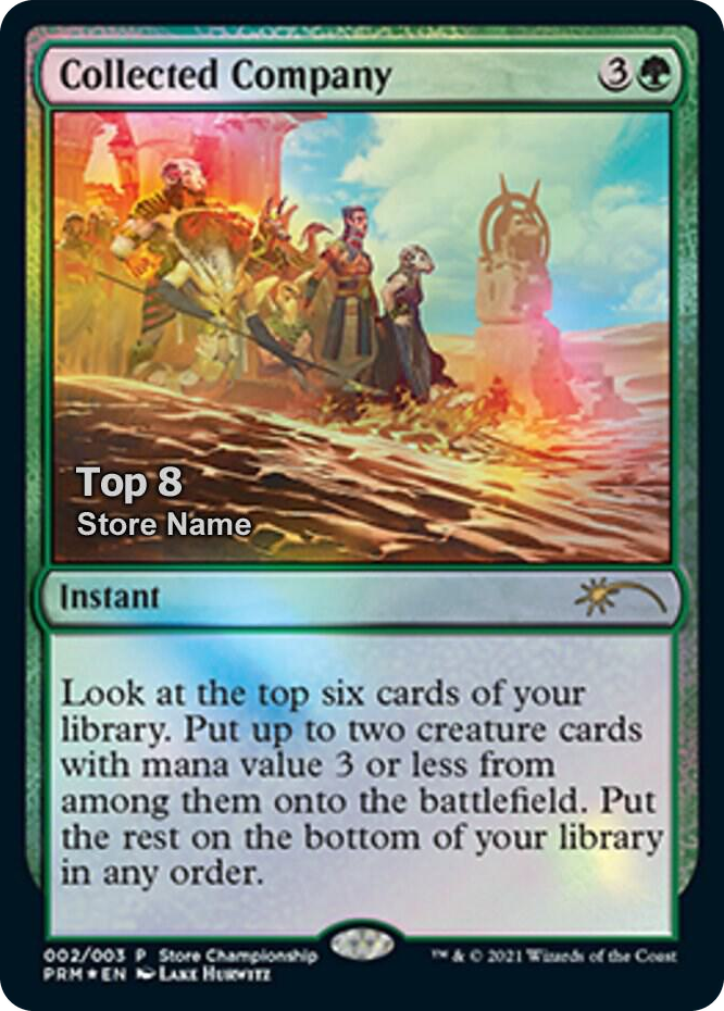 Collected Company (Top 8) #2 P - Game Day & Store Championship Promos Pokemon card