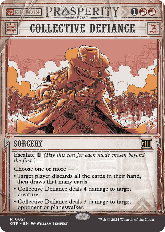 0021 Collective Defiance R Outlaws of Thunder Junction: Breaking News