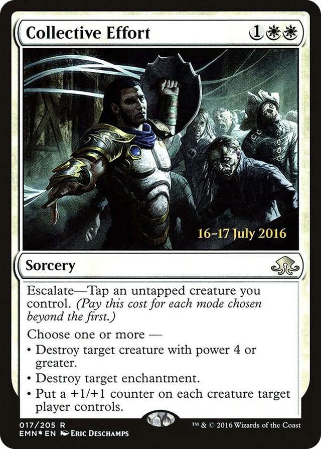 0017 Collective Effort R Prerelease Cards