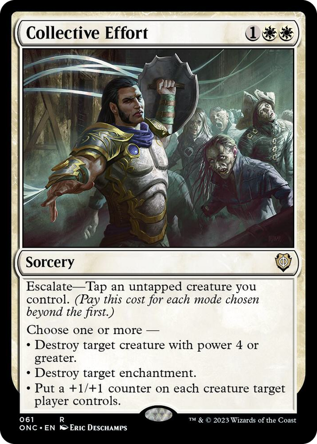 0061 Collective Effort R Commander: Phyrexia: All Will Be One