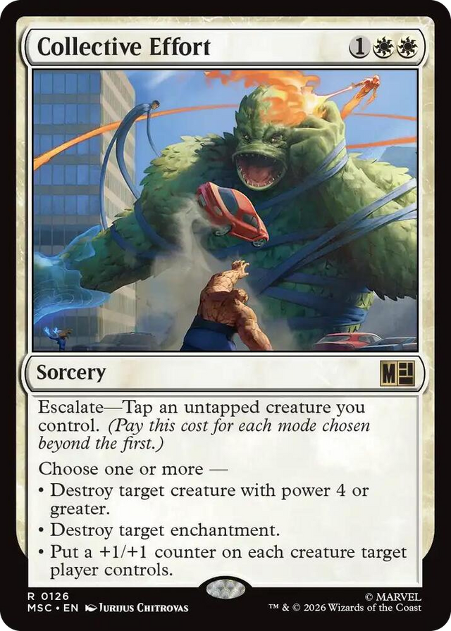 0126 Collective Effort R Commander: Marvel Super Heroes