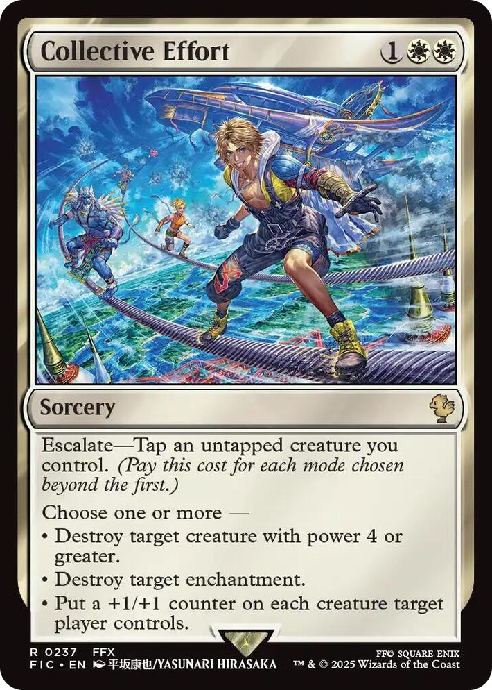 0237 Collective Effort (Surge Foil) R Commander: FINAL FANTASY