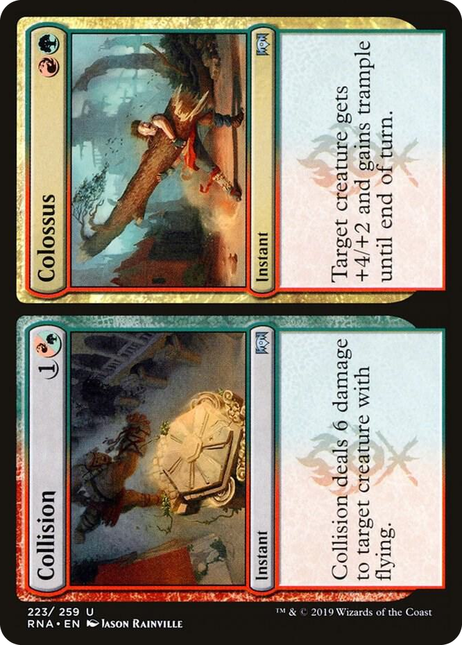 0223 Collision // Colossus U Ravnica Allegiance