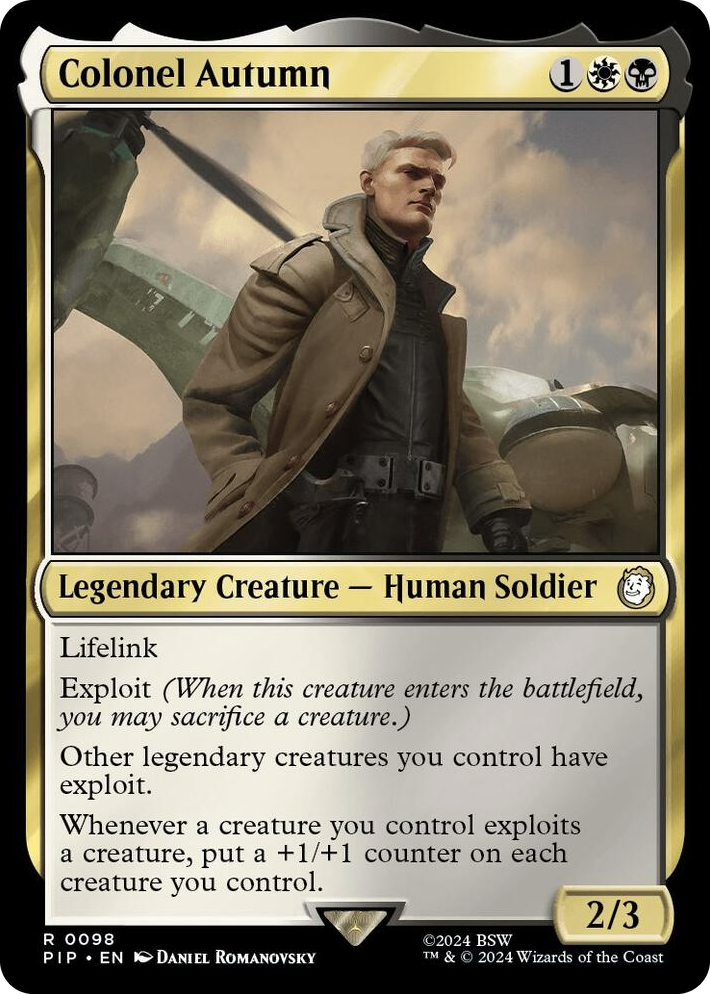 0098 Colonel Autumn R Universes Beyond: Fallout
