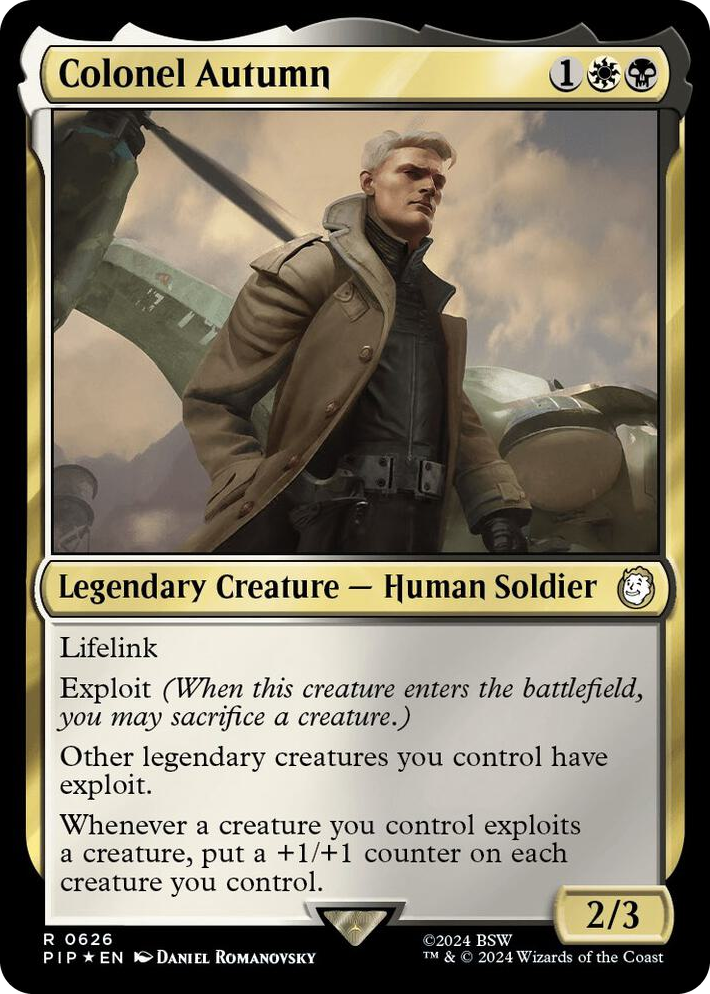 0626 Colonel Autumn (Surge Foil) R Universes Beyond: Fallout