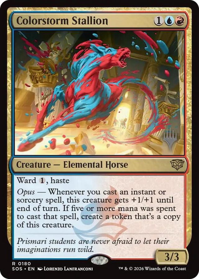0180 Colorstorm Stallion R Promo Pack: Secrets of Strixhaven