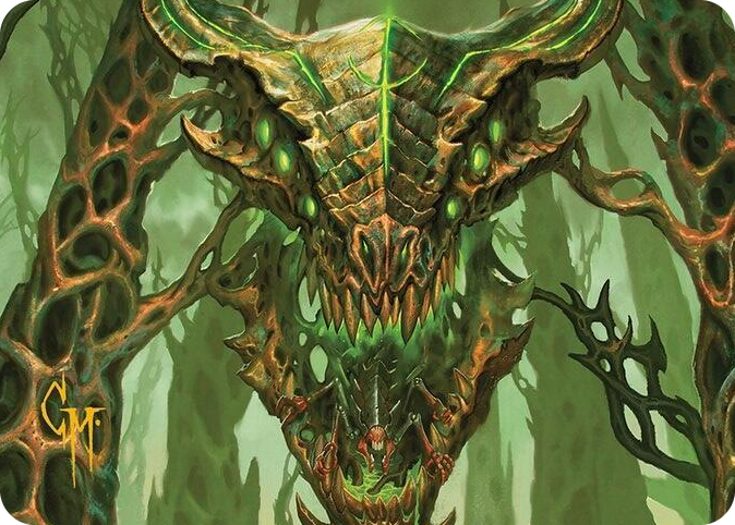 Colossal Dreadmask Art Card (Gold-Stamped Signature) #8 S - Art Series: Modern Horizons 3 Pokemon card