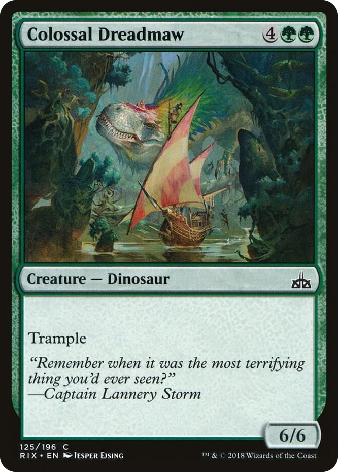 0125 Colossal Dreadmaw C Rivals of Ixalan