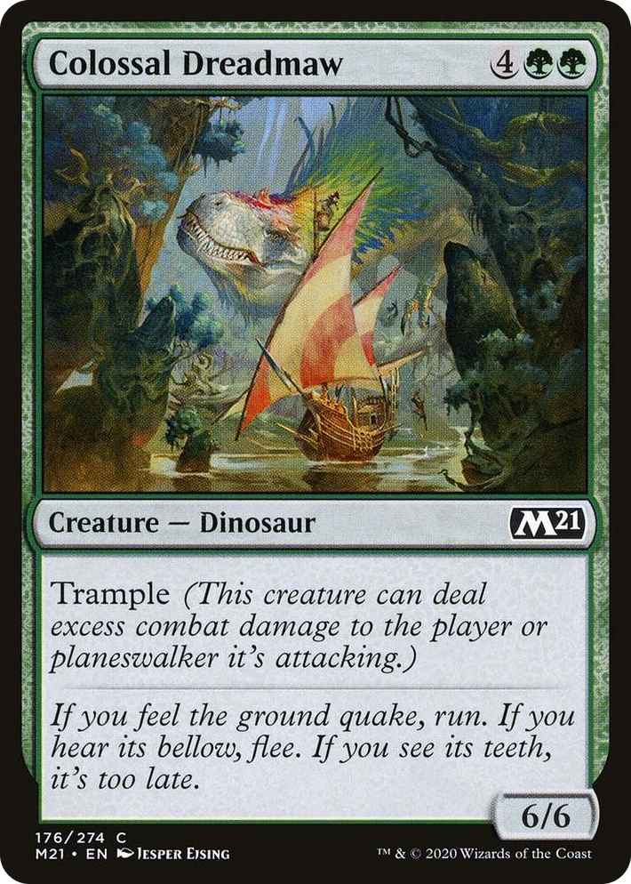 0176 Colossal Dreadmaw C Core Set 2021