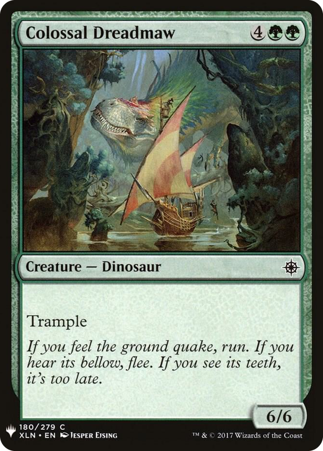 Colossal Dreadmaw #180 C - The List Reprints Pokemon card