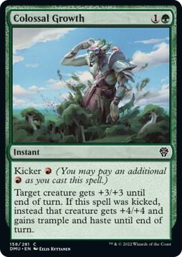 0158 Colossal Growth C Dominaria United