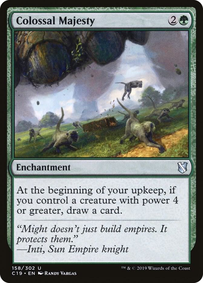 0158 Colossal Majesty U Commander 2019