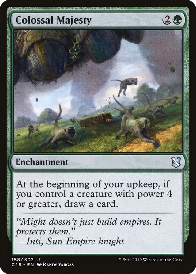 0158 Colossal Majesty U Commander 2019