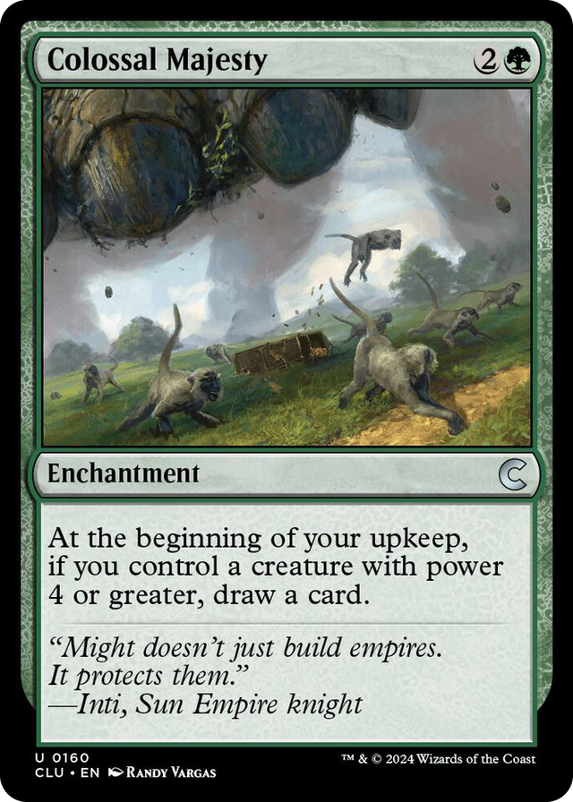 0160 Colossal Majesty U Ravnica: Clue Edition