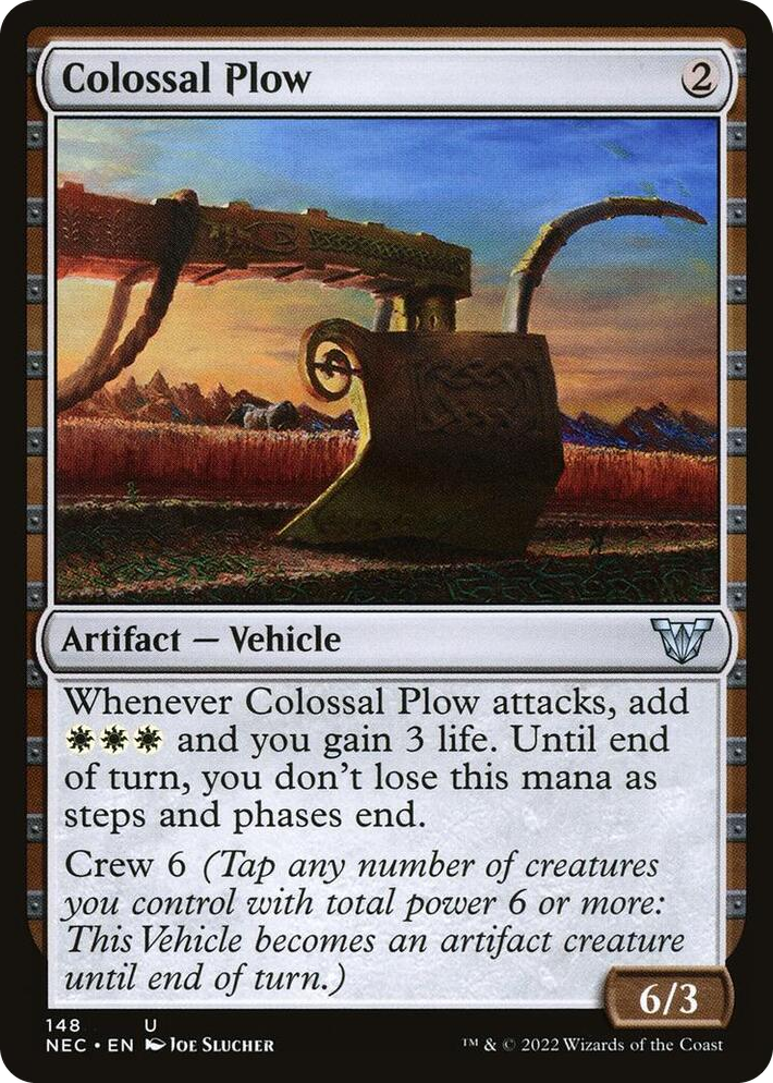 0148 Colossal Plow U Commander: Kamigawa: Neon Dynasty