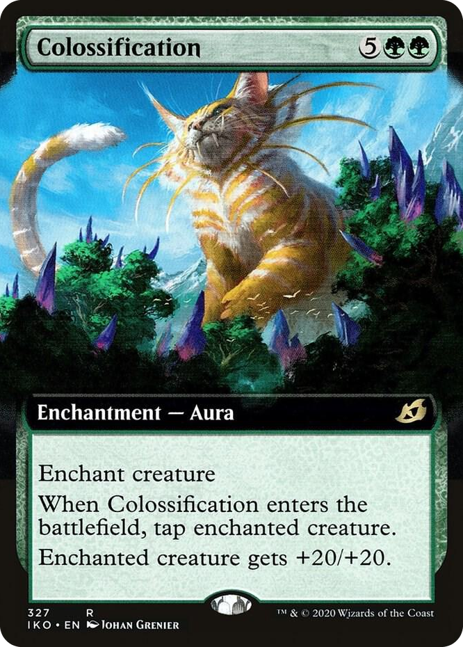 0327 Colossification (Extended Art) R Lair of Behemoths