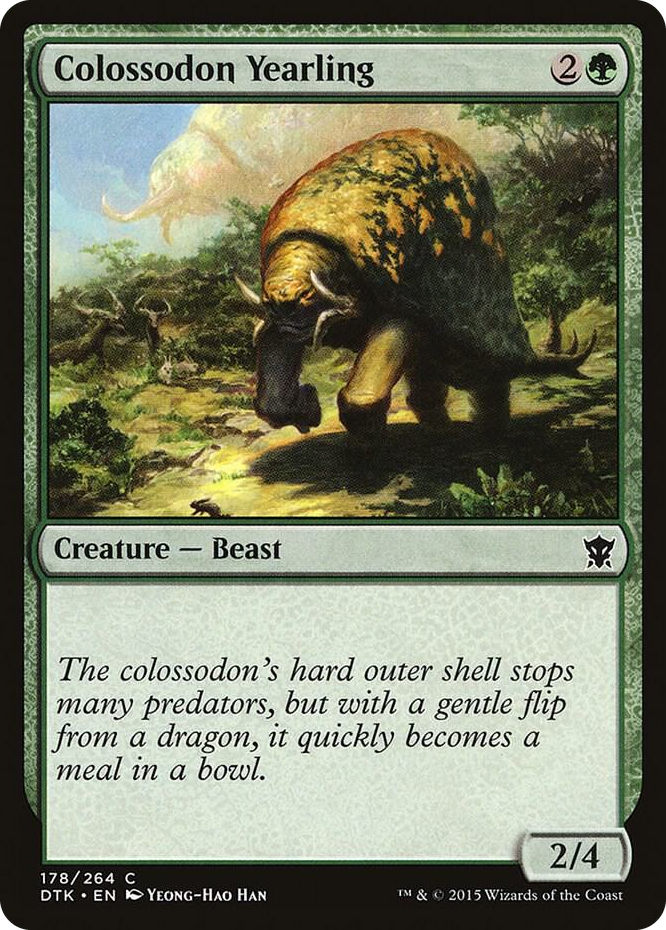 0178 Colossodon Yearling C Dragons of Tarkir